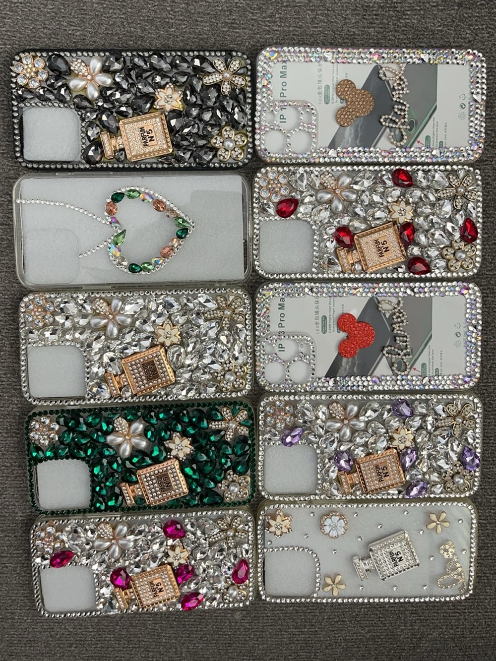 ❤️ Buy 1 Get 1 Free ❤️Crystal Encrusted Silicone iPhone case iPhone 13 Pro Max